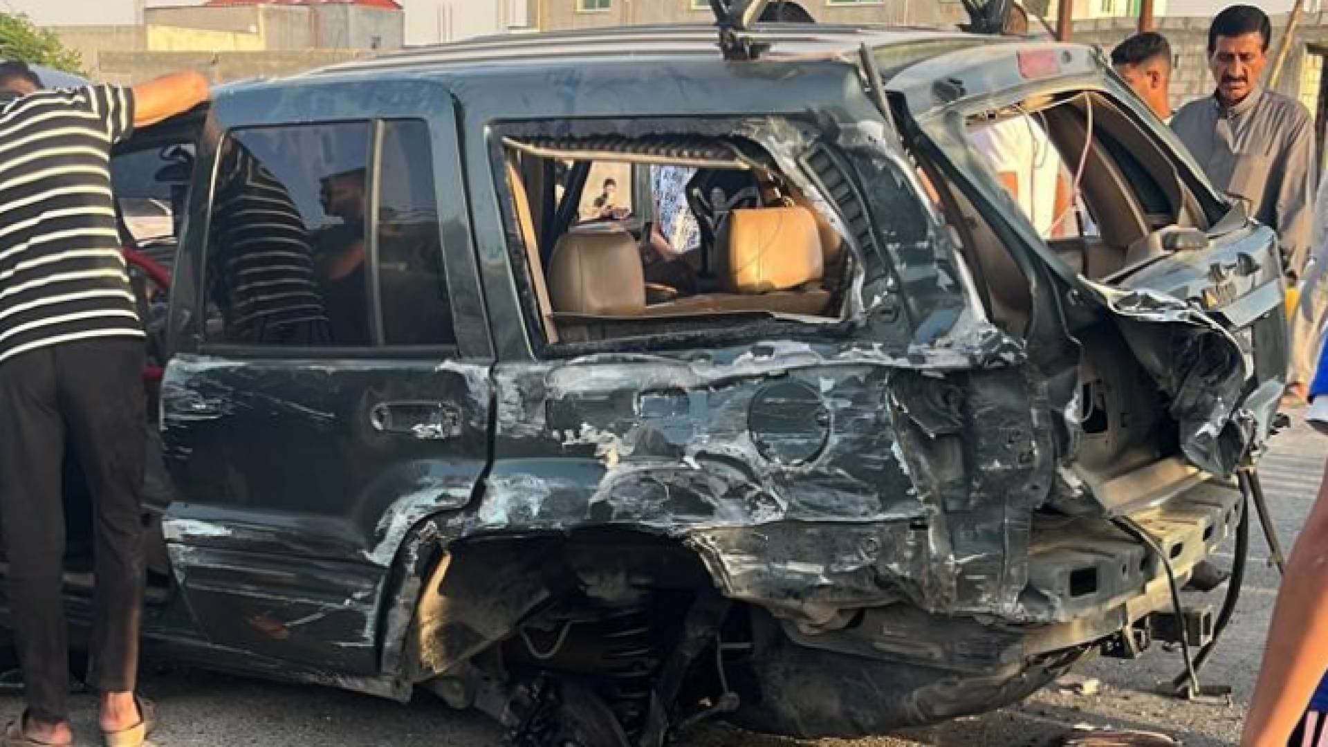 إصابات بحادث تصادم في المفرق - صور