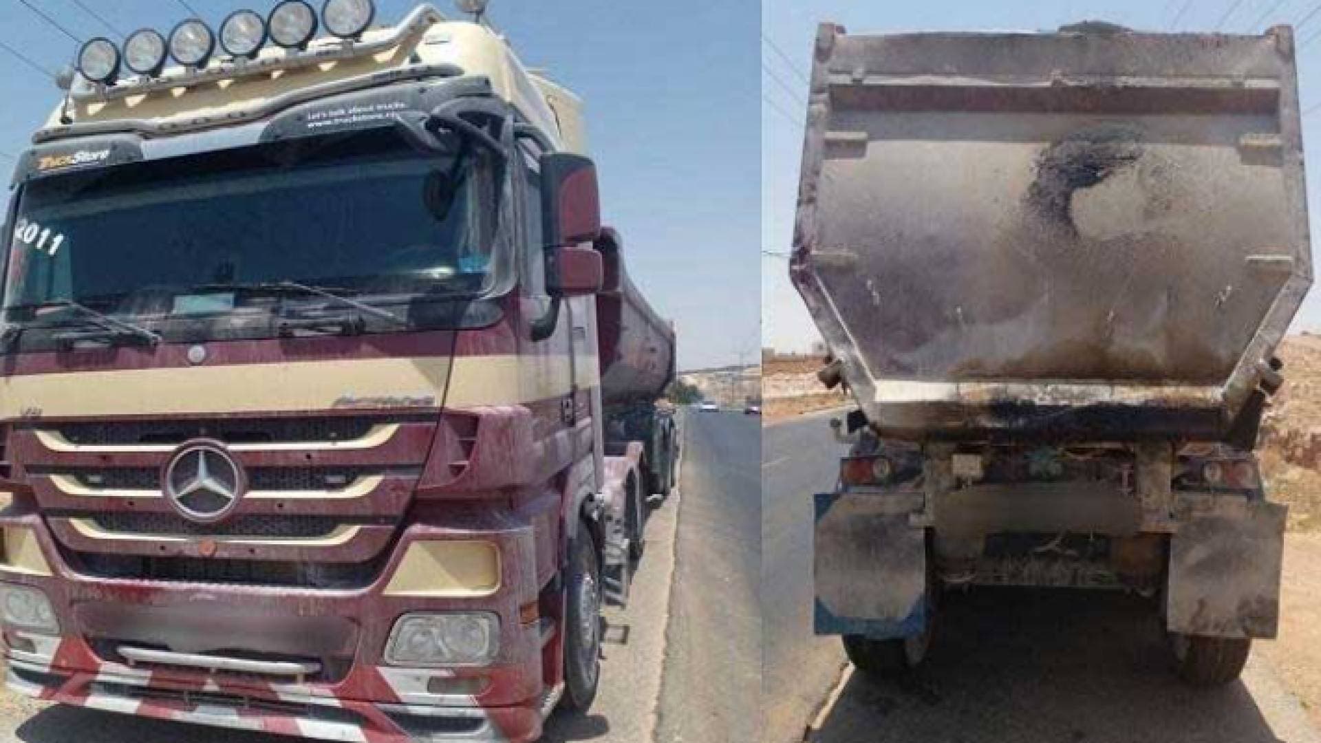 ضبط حدث عمره ١٦ عاما يقود مركبة شحن في المفرق
