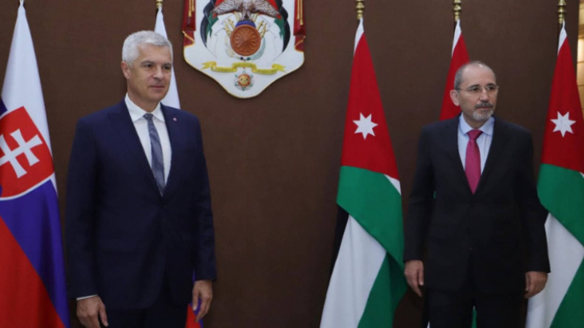 الصفدي يبحث مع نظيره السلوفاكي عدة قضايا