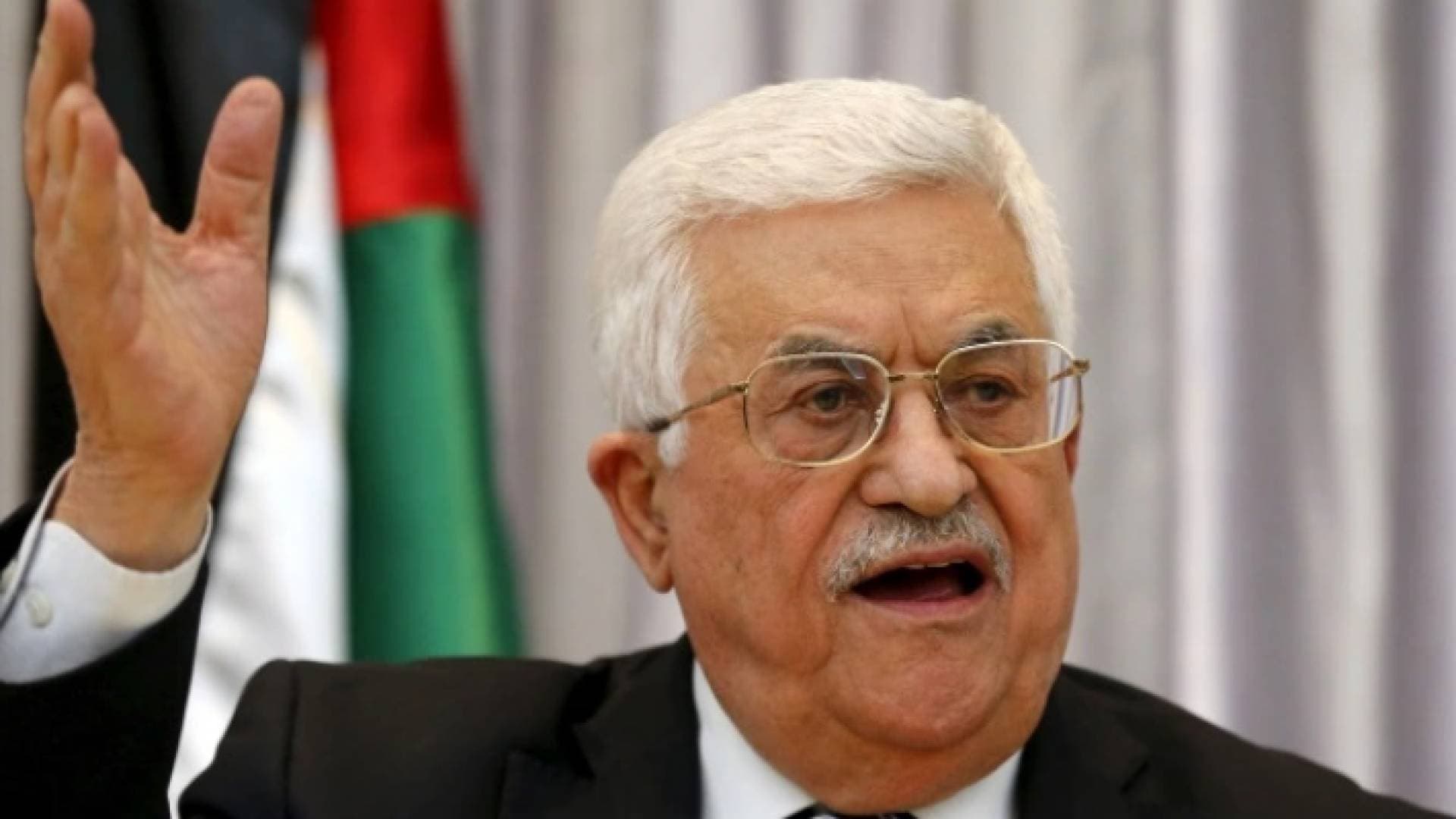 تل أبيب غاضبة من تصريحات للرئيس الفلسطيني
