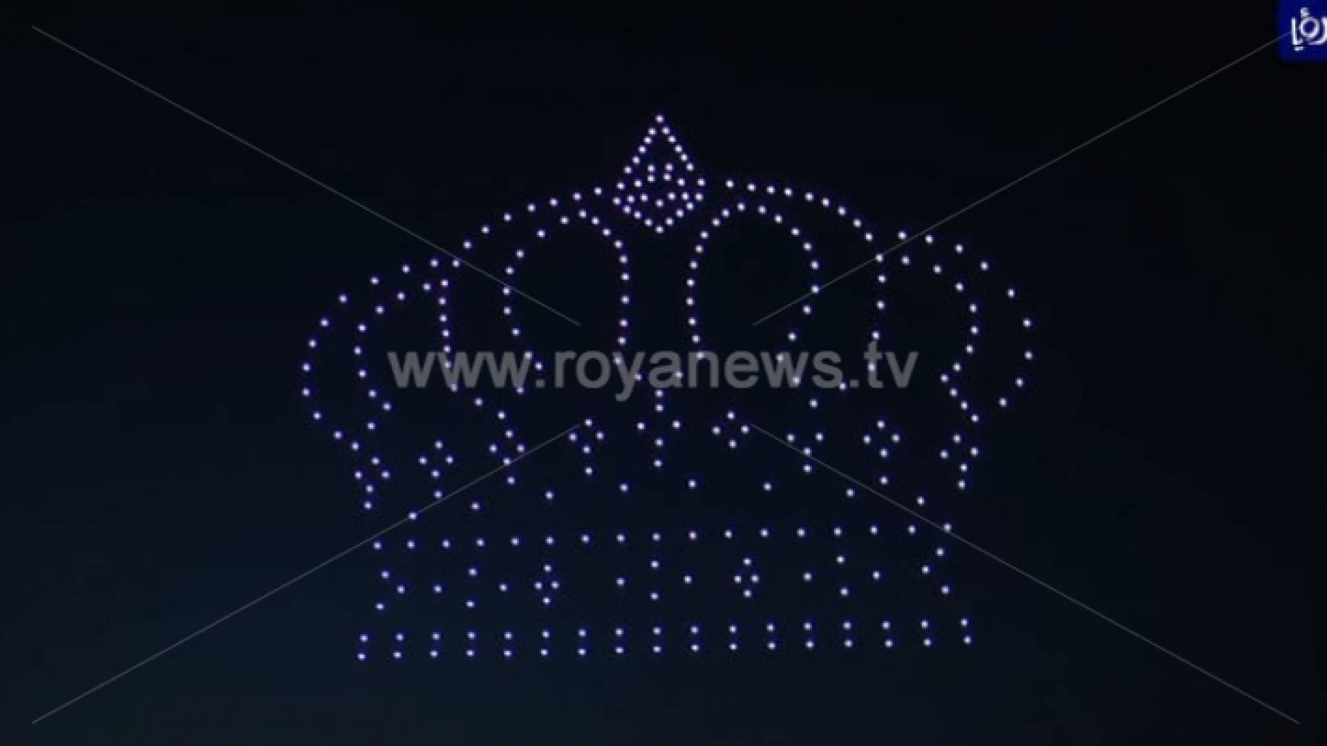 شاهد: طائرات درون تضيء سماء عمان بمناسبة عيد الاستقلال