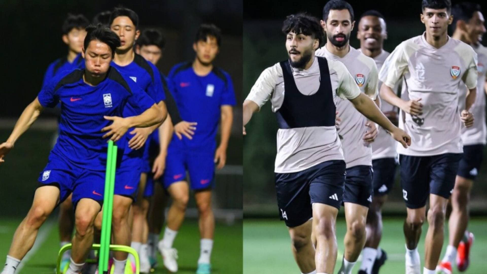 الإمارات تواجه كوريا الجنوبية في كأس آسيا تحت ٢٣ عاما