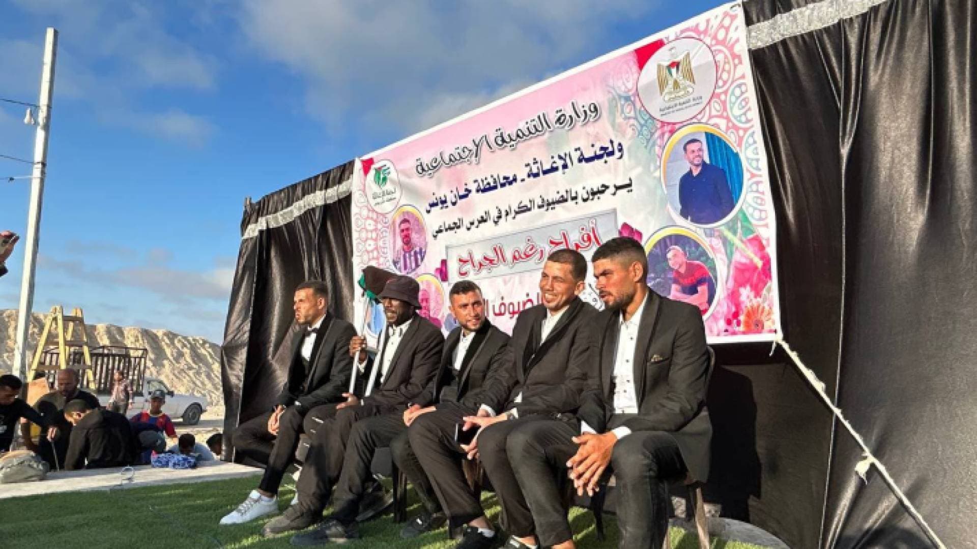 بالفيديو والصور.. عرس جماعي فلسطيني في خان يونس تعزيزا لرسالة الحياة والأمل