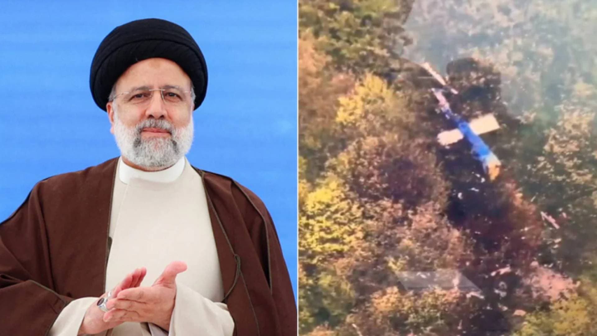 العثور على جثامين من كانوا على متن مروحية الرئيس الإيراني "فيديو"