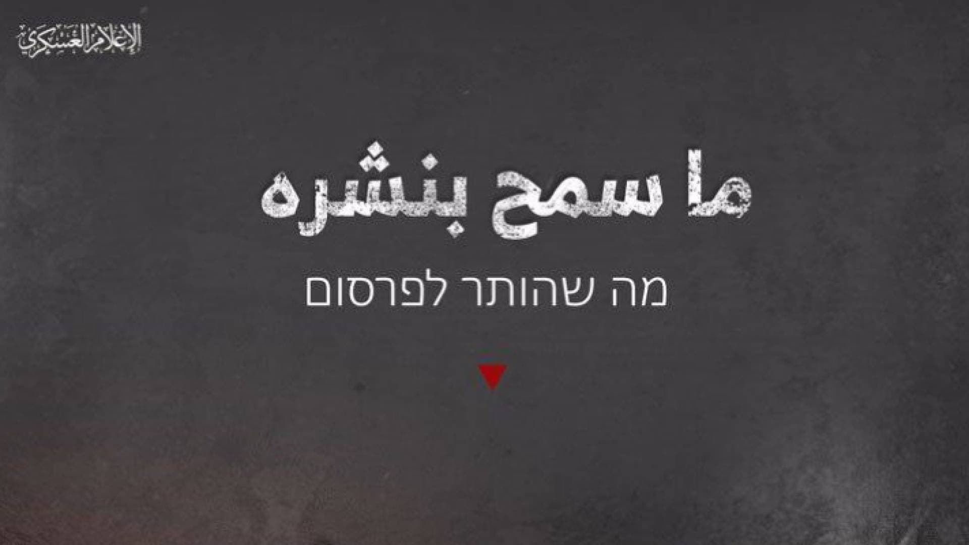 القسام: هذا ما سمح بنشره بشأن أسر جنود في جباليا - فيديو