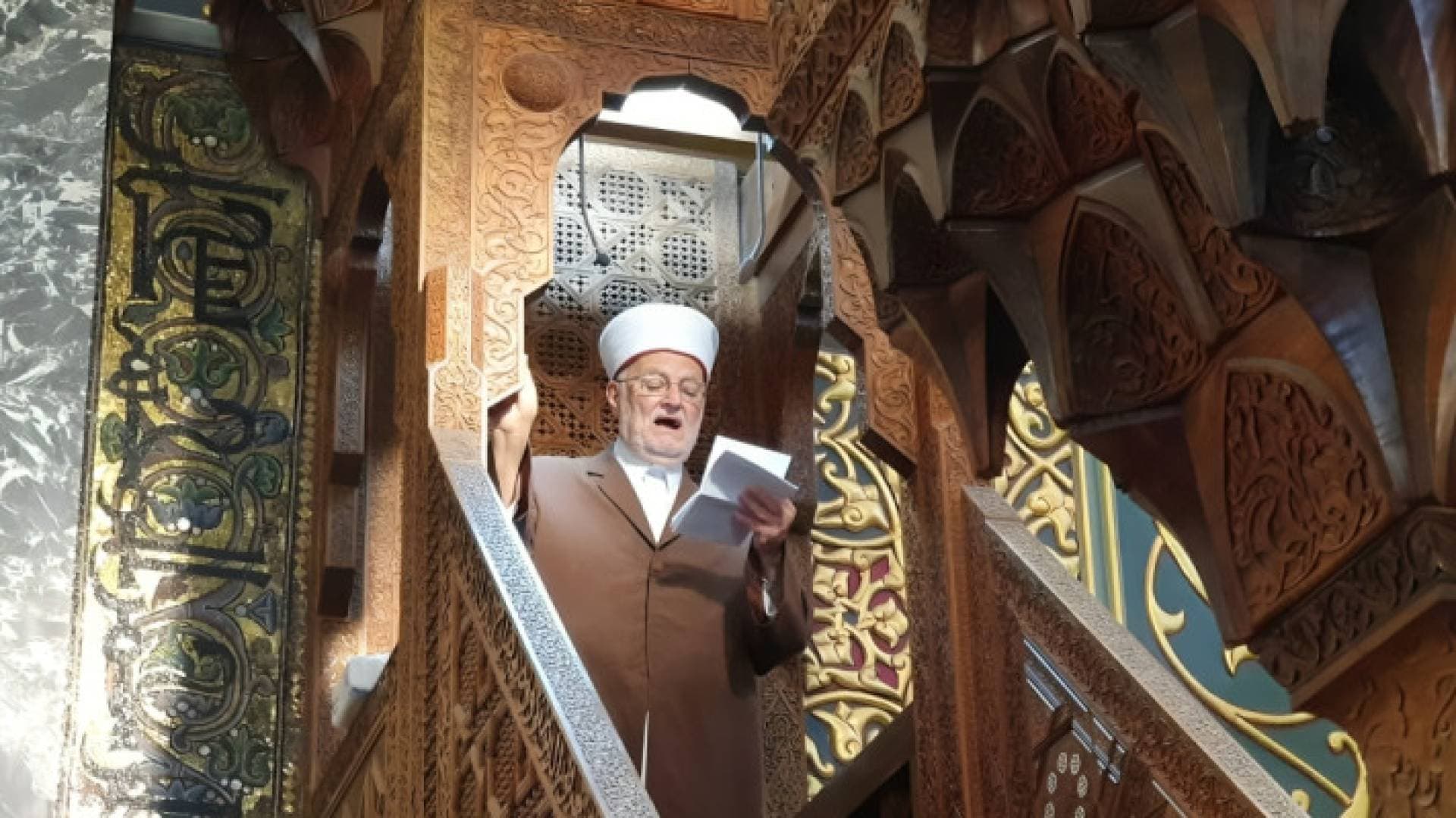بالفيديو.. هذا ما قاله إمام المسجد الأقصى الشيخ عكرمة صبري في نعي هنية