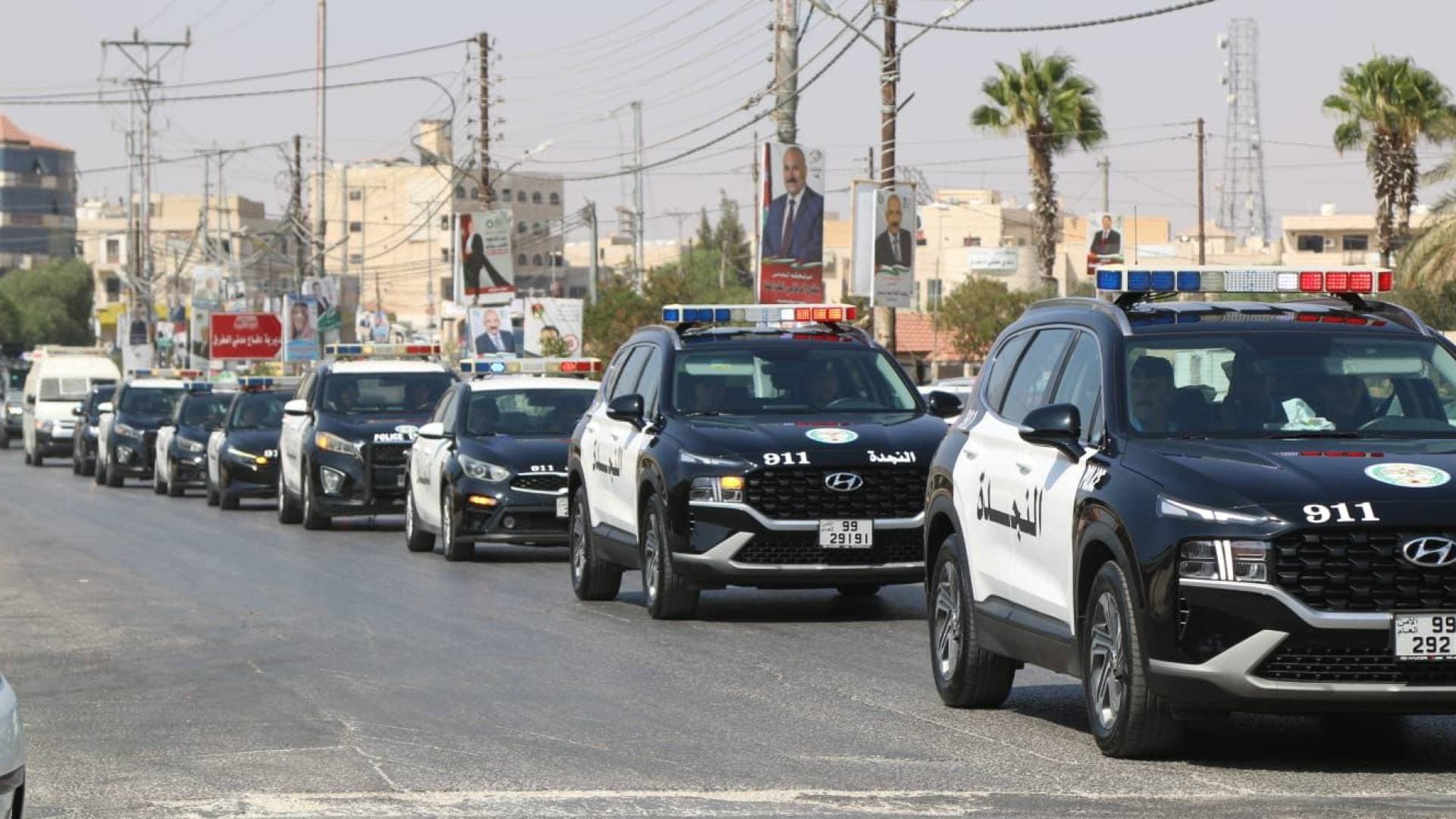 فيديو - الأمن العام يبدأ بنشر قوة أمنية في المحافظات لتأمين الانتخابات