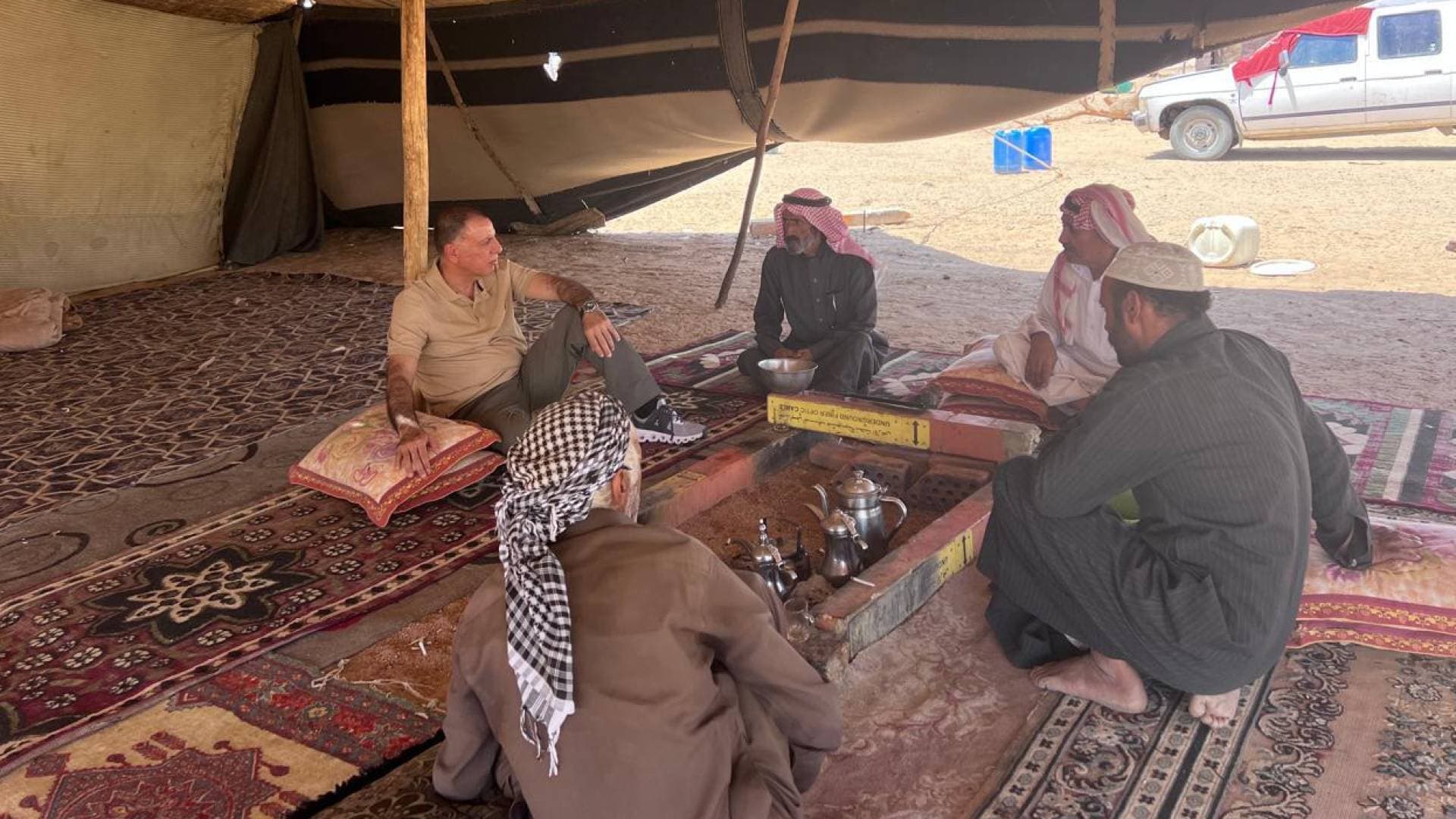 وزير الداخلية يزور مركز حدود المدورة ويلتقي بأبناء قرية المدورة - فيديو