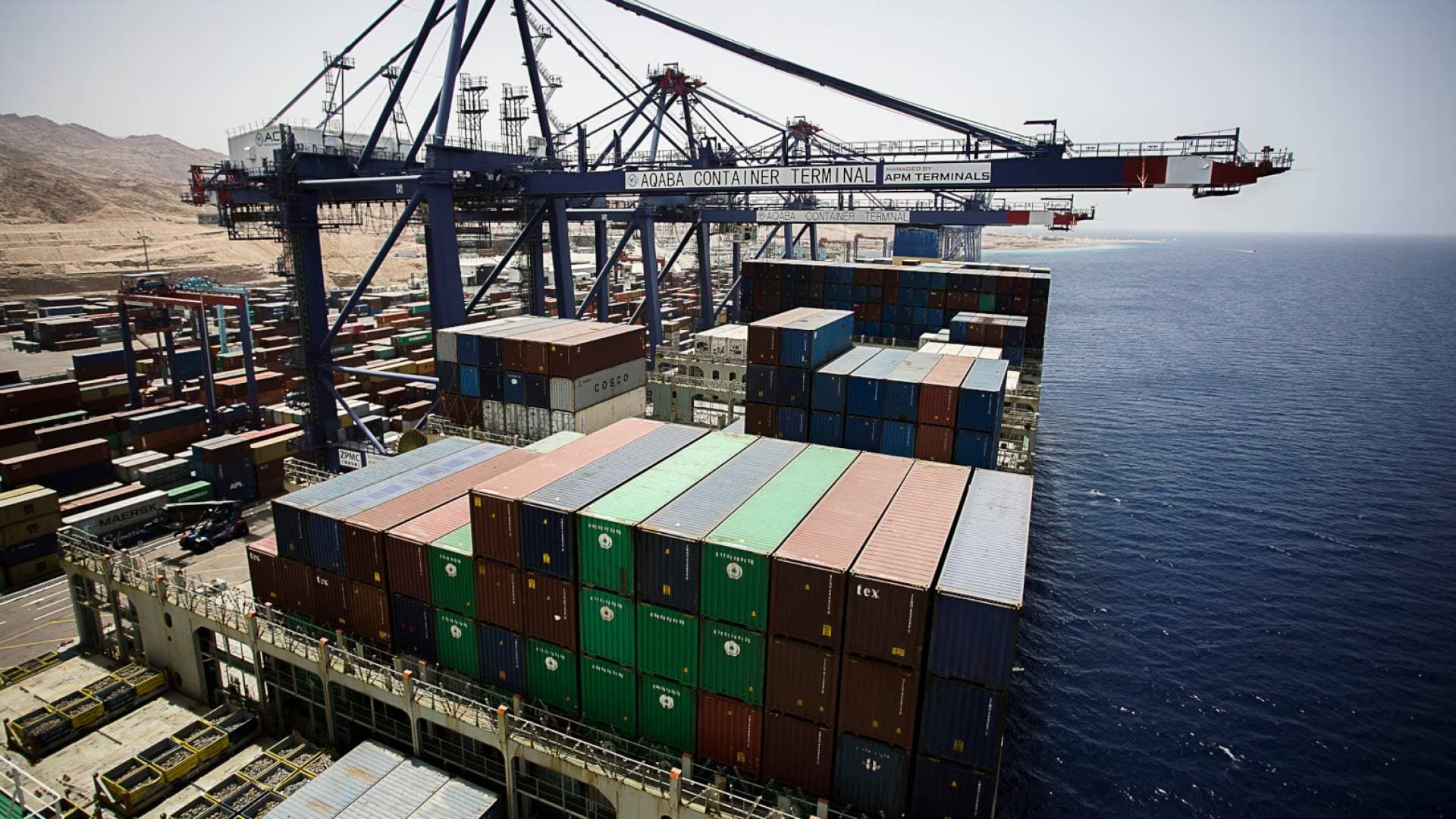بنسبة ارتفاع 18.8%.. أكثر من 280 الف حاوية ترد عبر ميناء حاويات العقبة خلال 7 أشهر