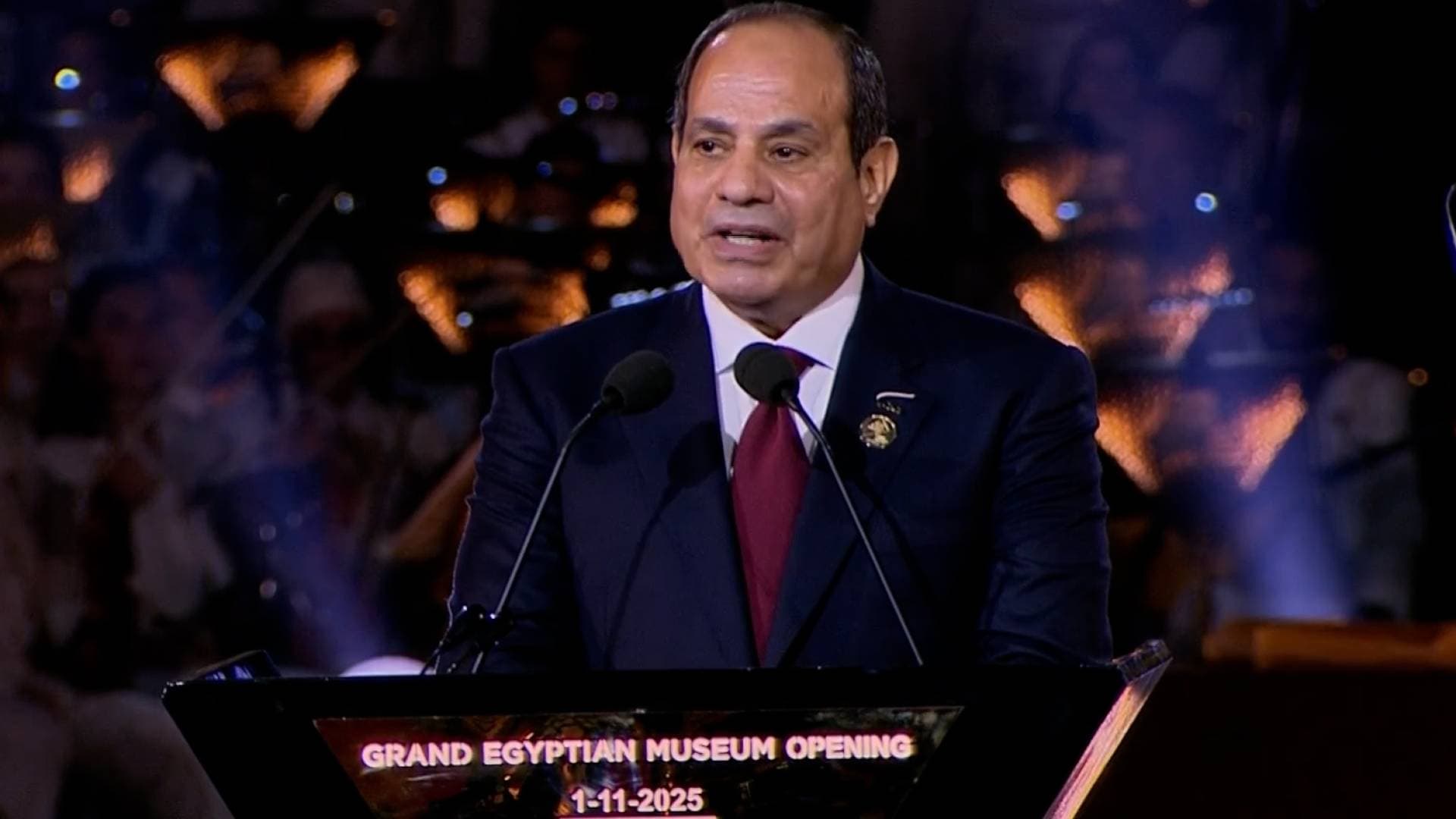 الرئيس السيسي: مصر أقدم دولة في التاريخ والمتحف المصري الكبير إنجاز حضاري ضخم بدعم دولي واسع.. فيديو