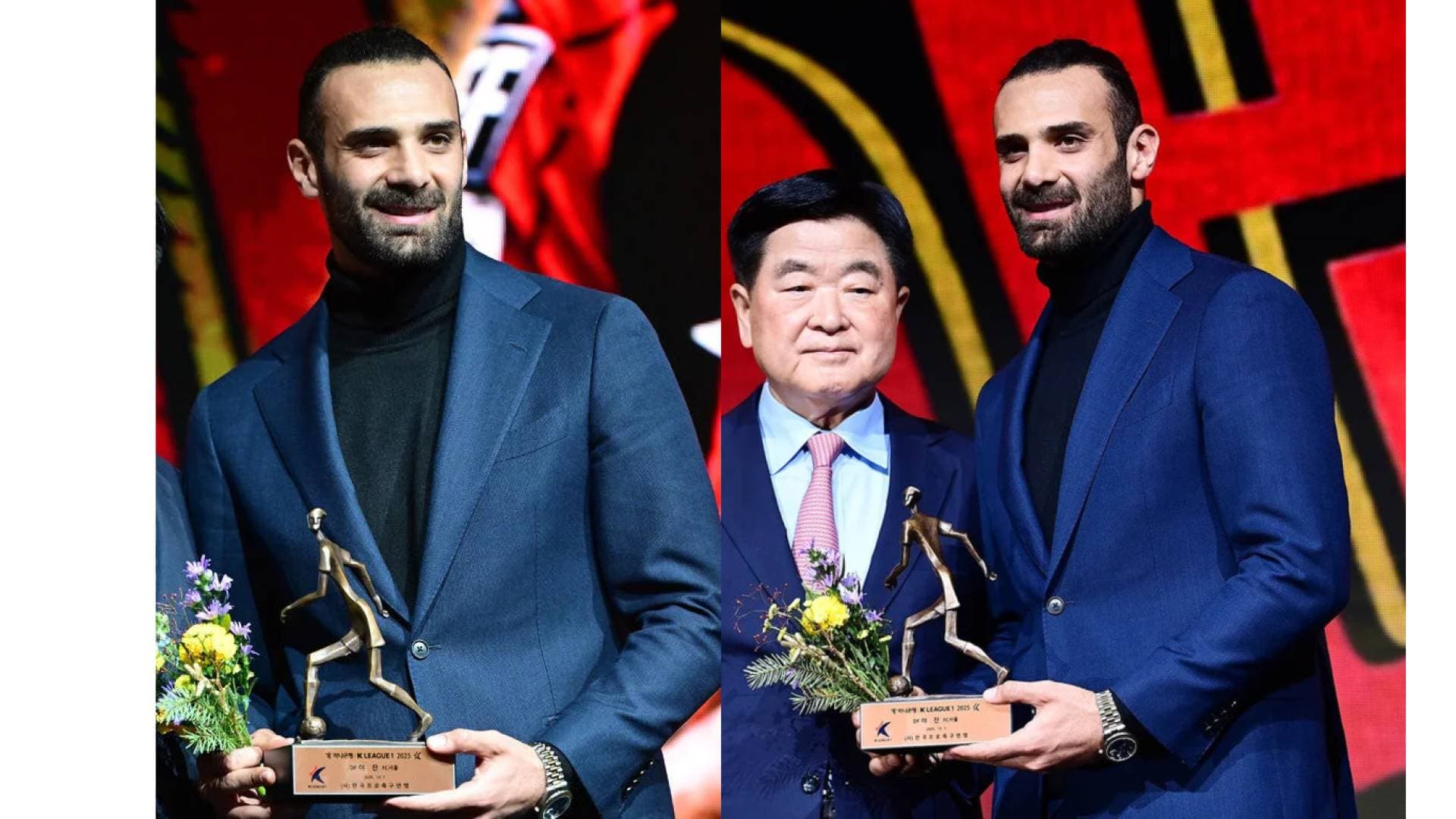 يزن العرب يحصد جائزة التشكيلة المثالية ضمن أفضل 11 لاعب في الدوري الكوري