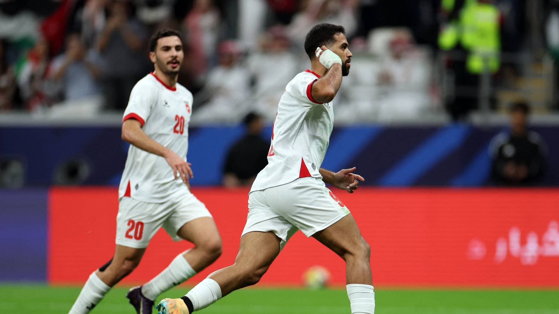 الشوط الثاني من مباراة النشامى والإمارات في كأس العرب 2025 - النتيجة "2-1"