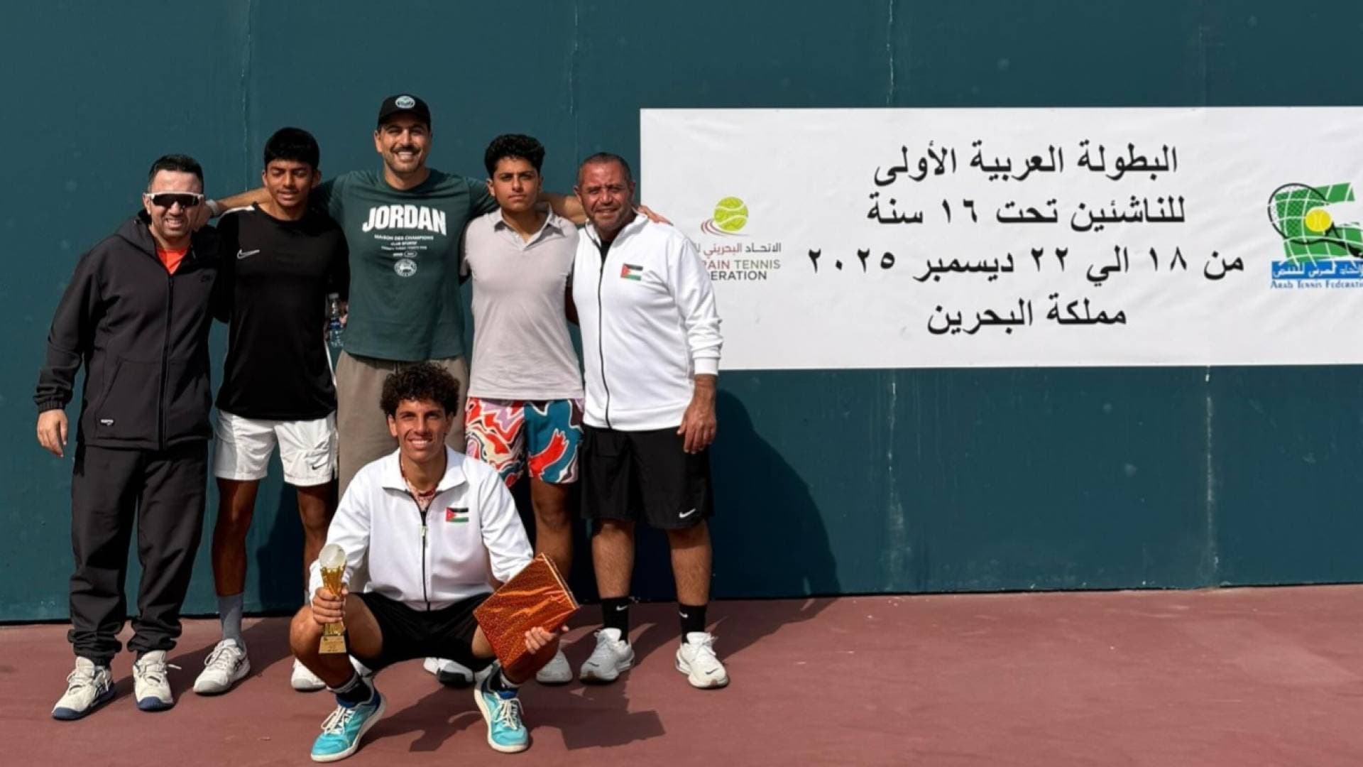أمير جابر يتوج بذهب العرب والقطب وصيفا لبطولة النخبة للتنس
