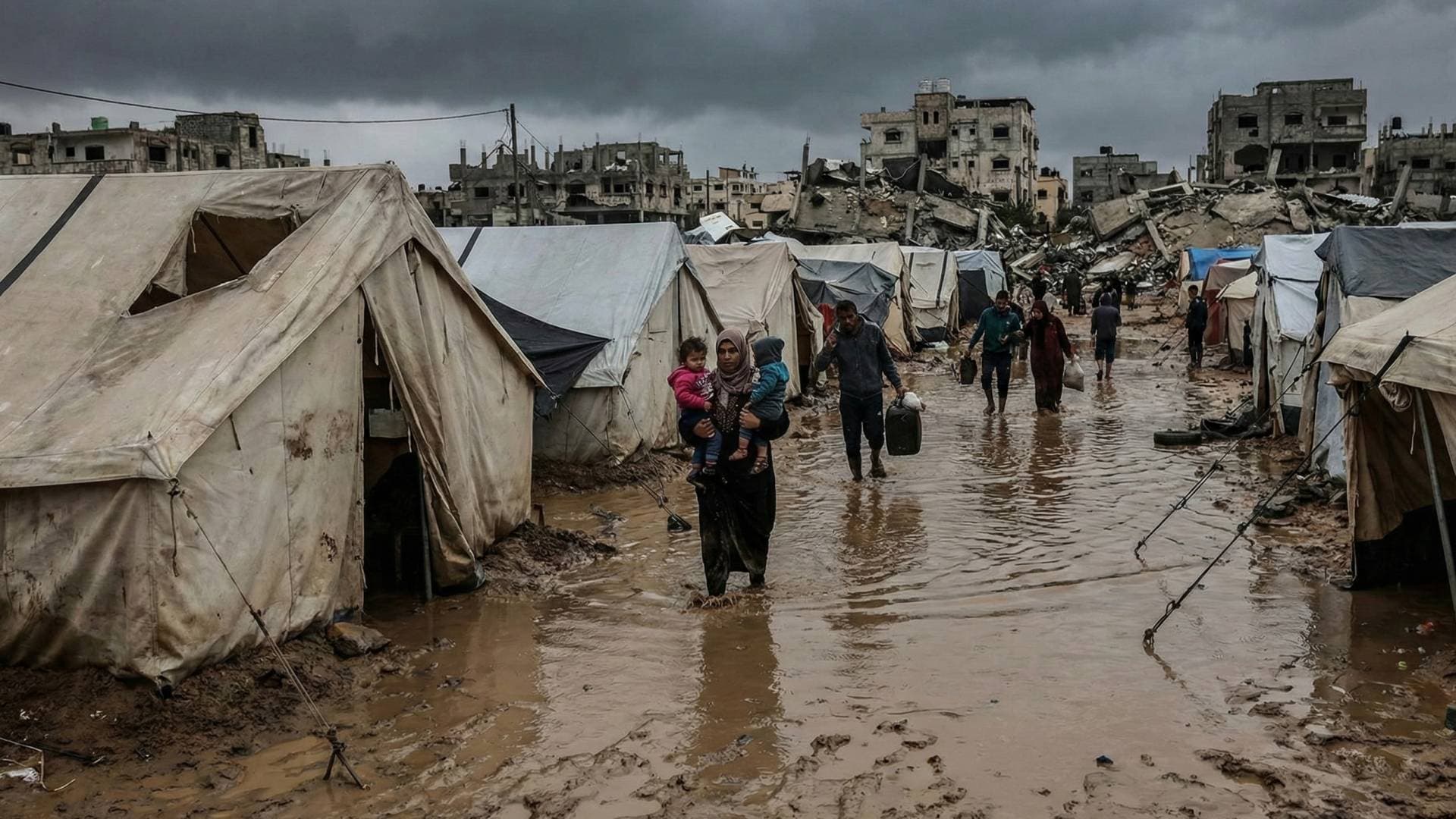 "الموت البطيء" في غزة.. 969 خرقا للهدنة تخلف 418 شهيدا والشتاء يفتك بالنازحين