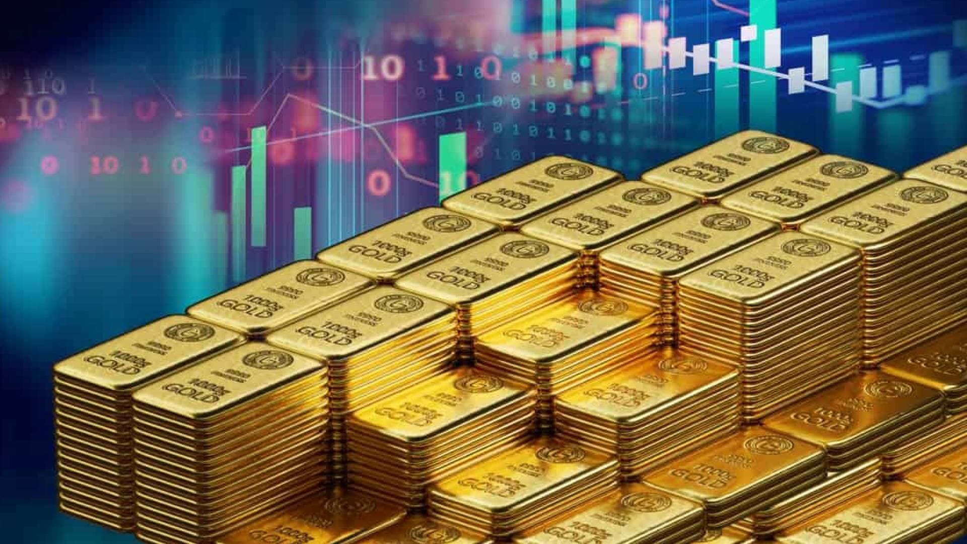 الذهب يرفض الهبوط ويقفز 32 دولارا ليقترب من القمة التاريخ