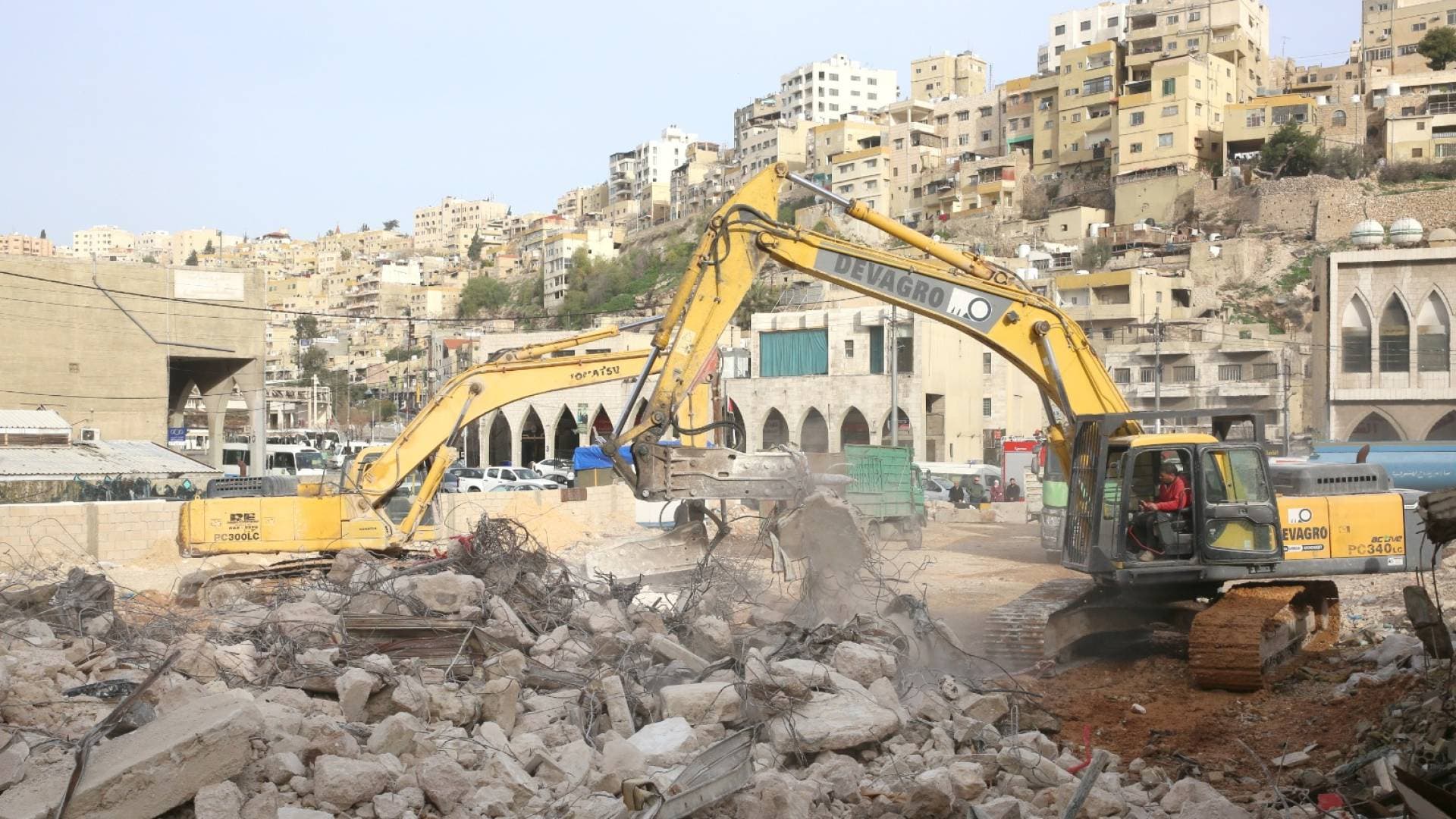 أمانة عمان تبدأ أعمال تطوير وتأهيل شارع "الطلياني" في وسط البلد