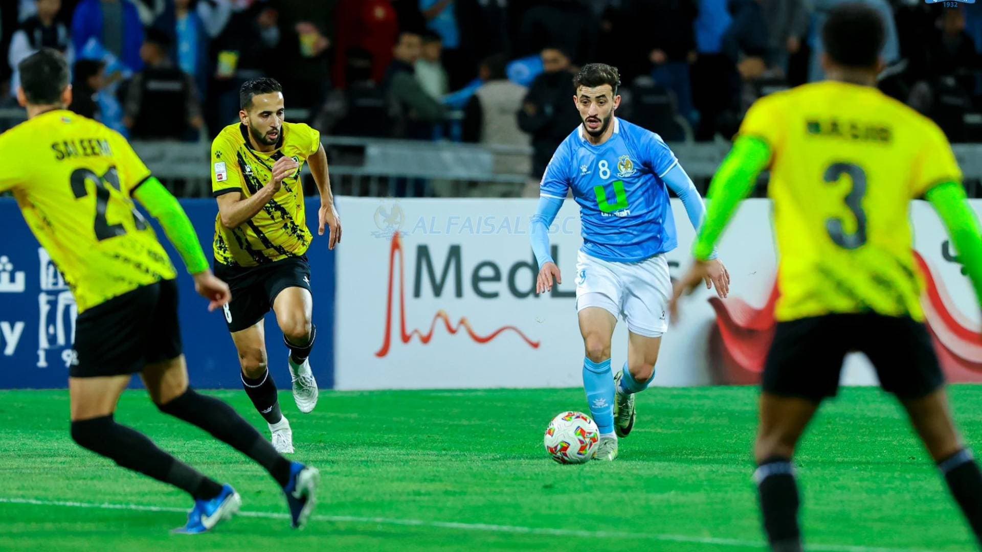 الفيصلي يحسم القمة امام الحسين اربد ويشعل صراع لقب الدوري الأردني