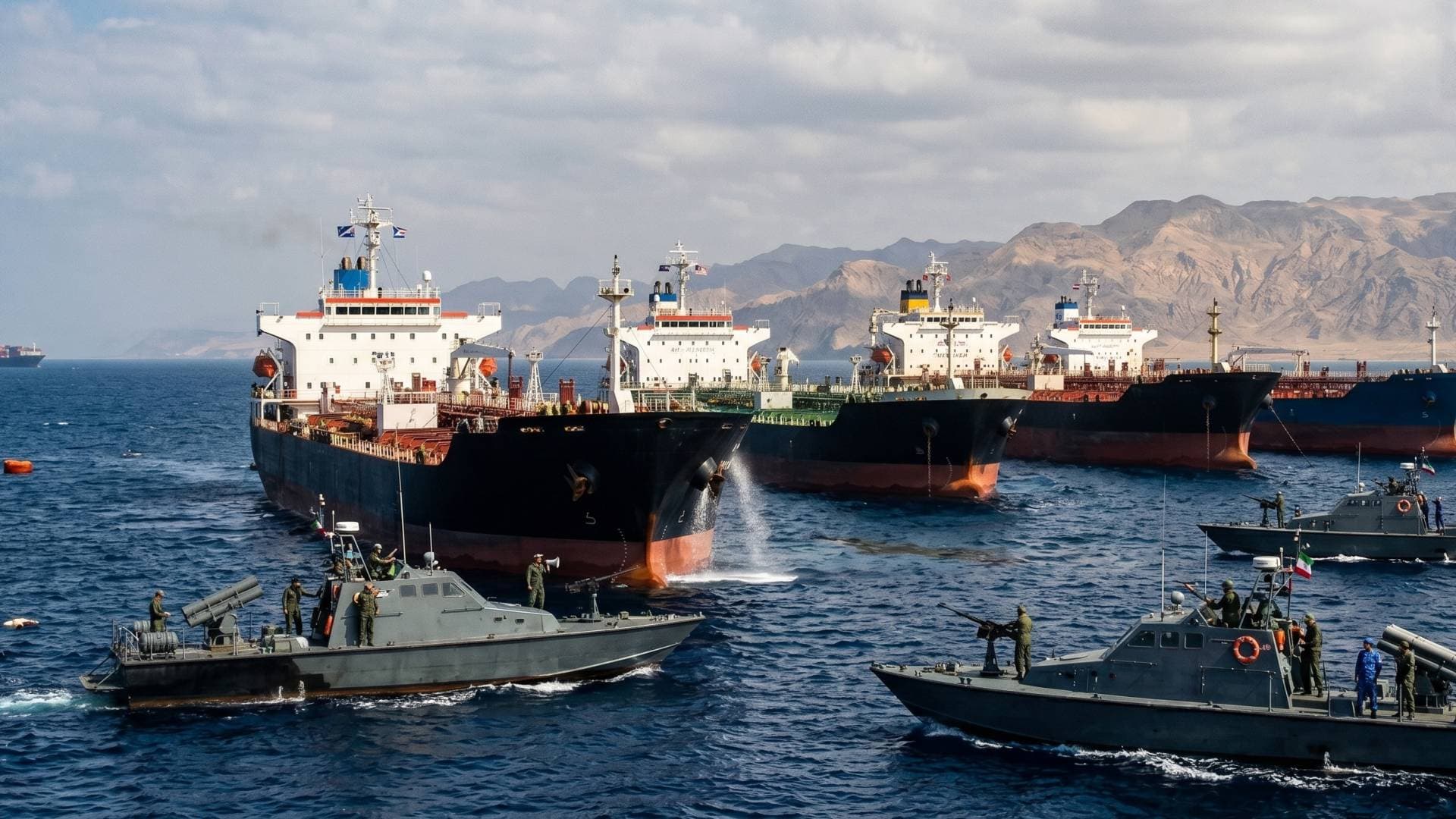 طهران تهدد بنقل الصراع إلى البحر الأحمر.. وواشنطن تعلن: اقتصاد إيران محصور بحريا بنسبة 100%