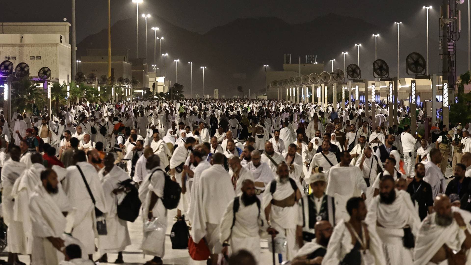 بعثة الحج الأردنية تتجهز للمبيت في مشعر منى إيذانا بدخول أيام التشريق