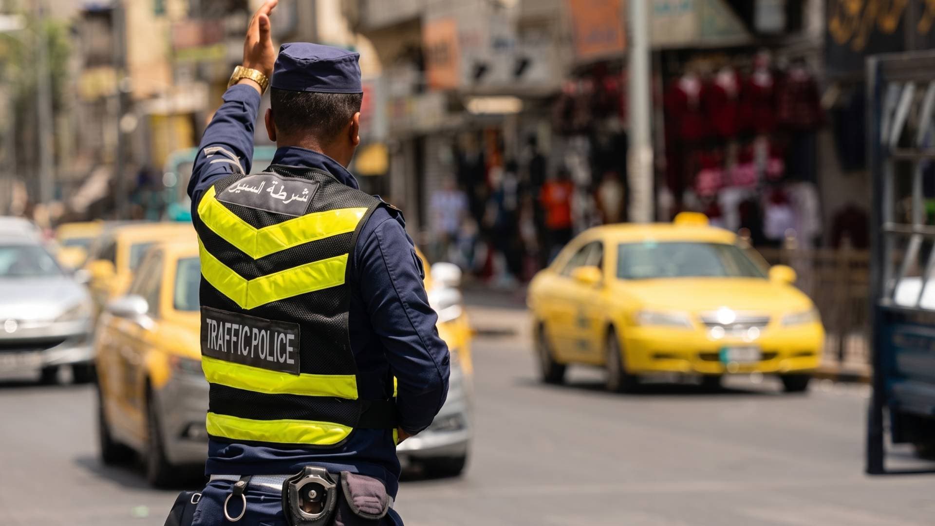 رقيب سير ينقذ حياة فتاة ابتلعت لسانها في شوارع العاصمة عمان