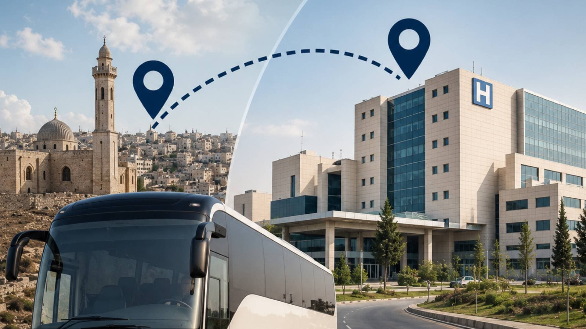 هيئة تنظيم النقل البري تعلن تشغيل خط مباشر ومنتظم من إربد إلى المدينة الطبية