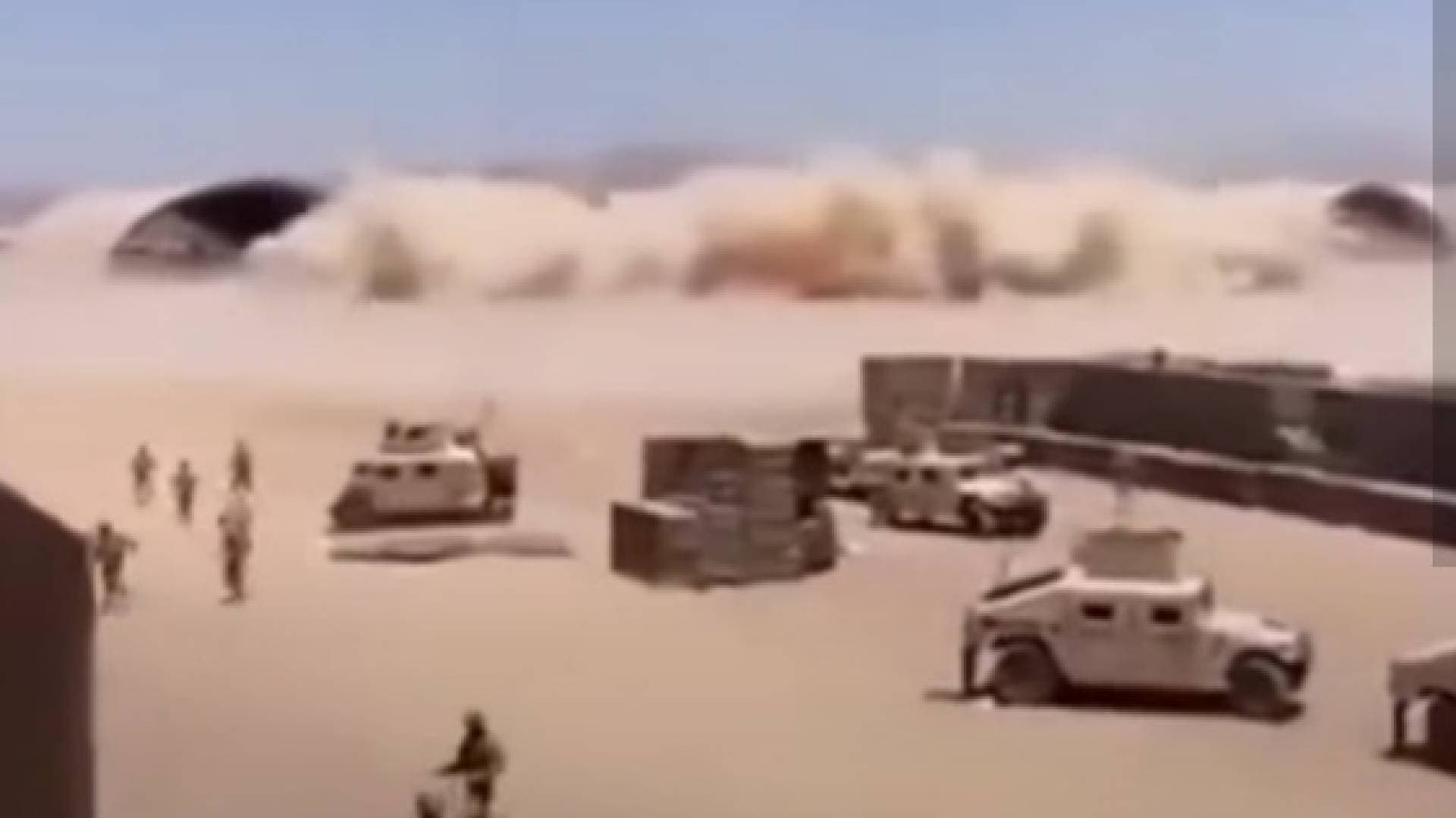 فيديو مفبرك.. حقيقة قصف قاعدة أمريكية في الكويت بصواريخ إيرانية
