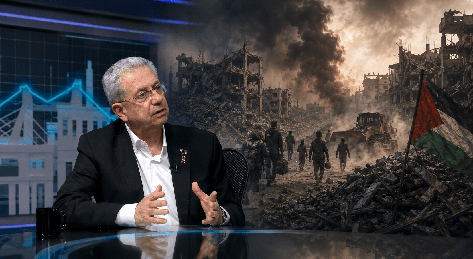 غزة ما زالت مشتعلة.. البرغوثي: الاحتلال يواصل سياسة التهجير والتدمير