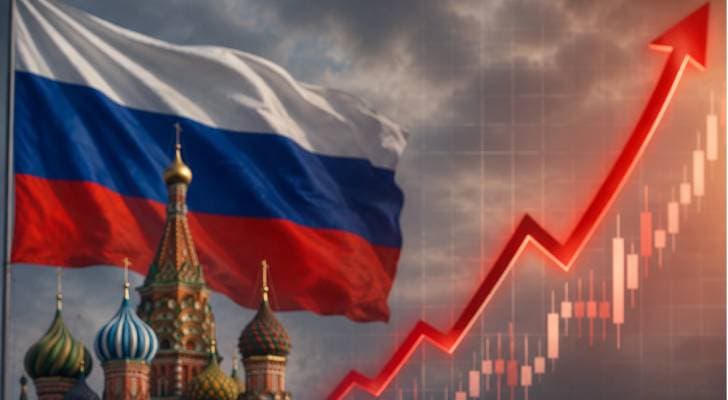 البنك المركزي الروسي يرفع توقعات التضخم إلى 6.2% بضغط من أسعار الوقود واللوجستيات